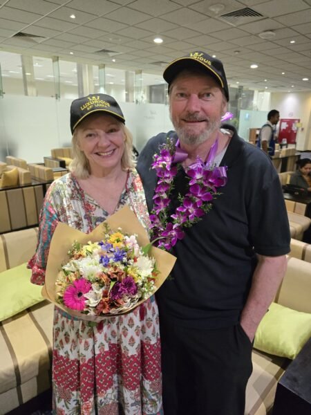 Our clients welcomed at the Silk Route arrival lounge.