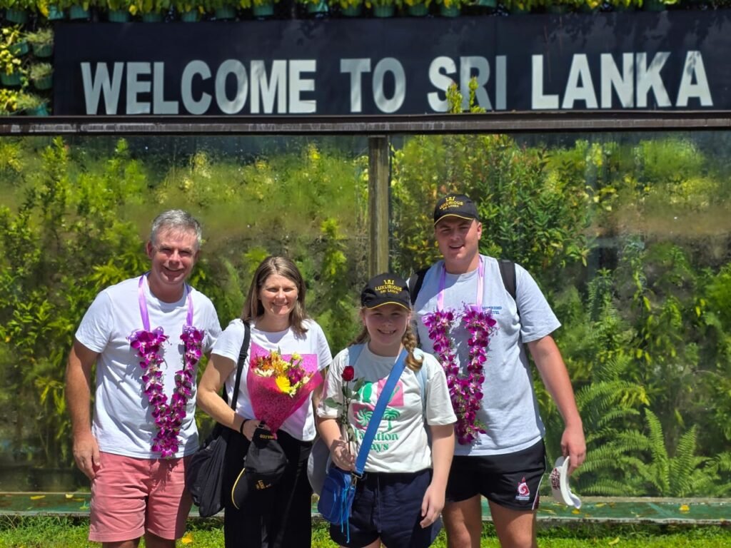 Our clients warmly welcomed by Luxurious Lanka.