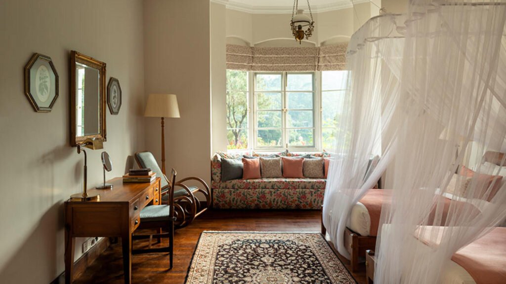 Luxury guest room at Ceylon Tea Trails