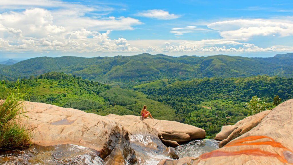 Scenic mountain view in Beragala, Sri Lanka