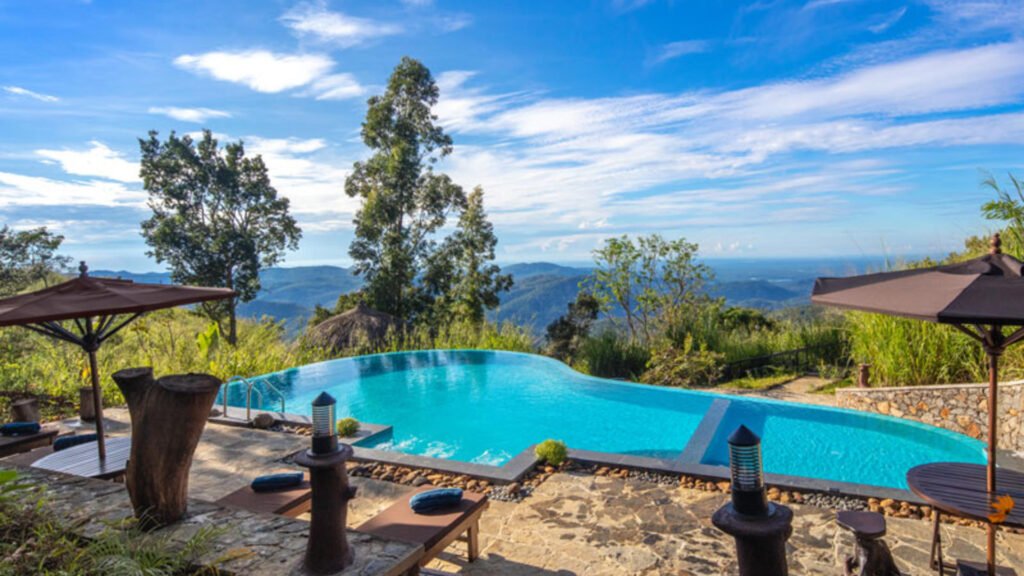 Infinity pool at Dream Cliff Mountain Resort