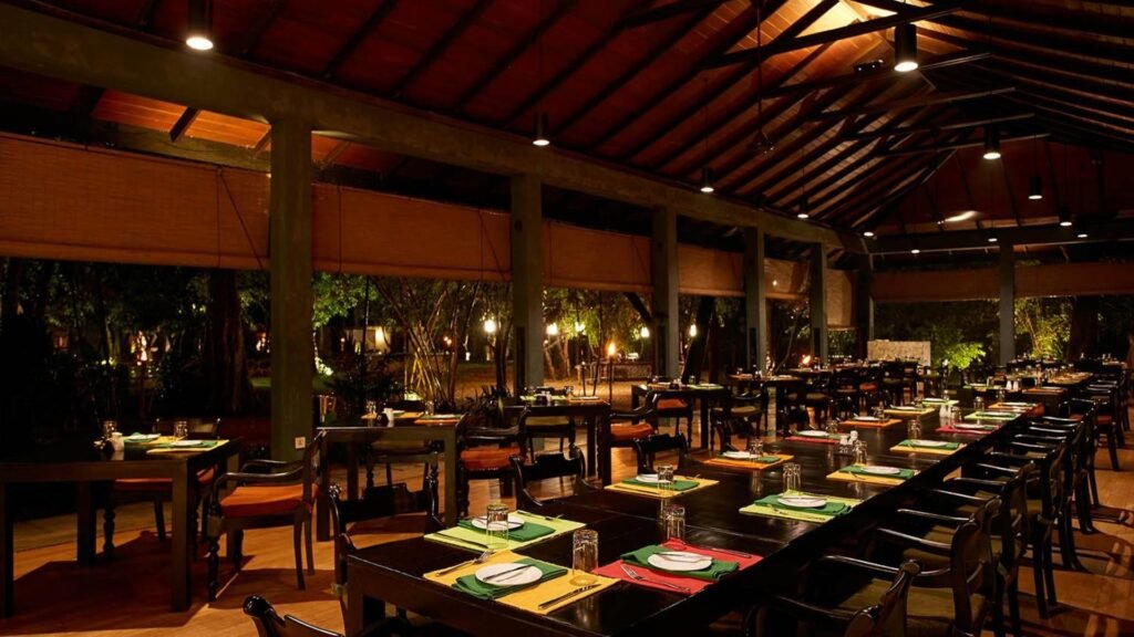 Evening dining at Hotel Sigiriya Sri Lanka