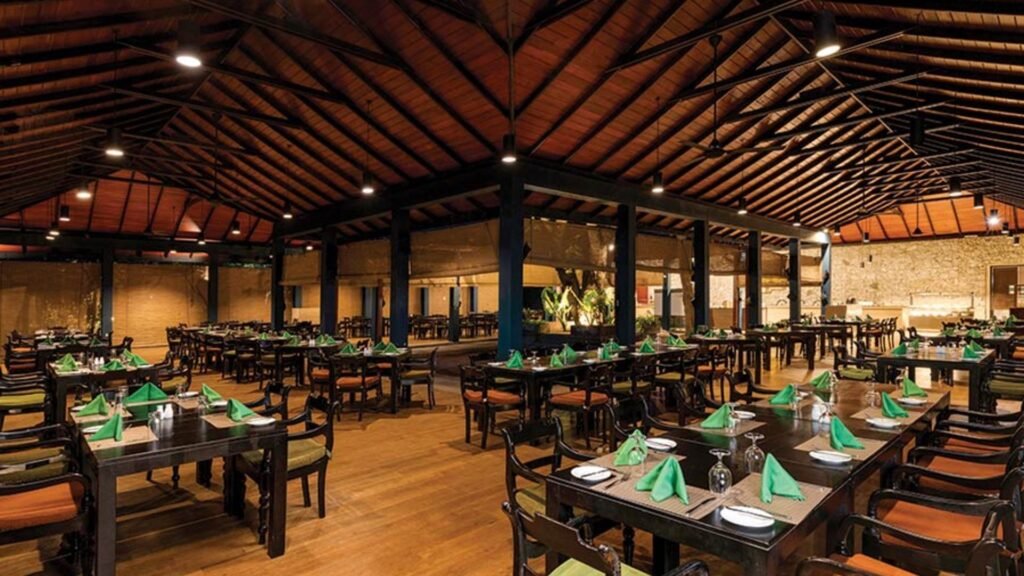 Restaurant interior at Hotel Sigiriya