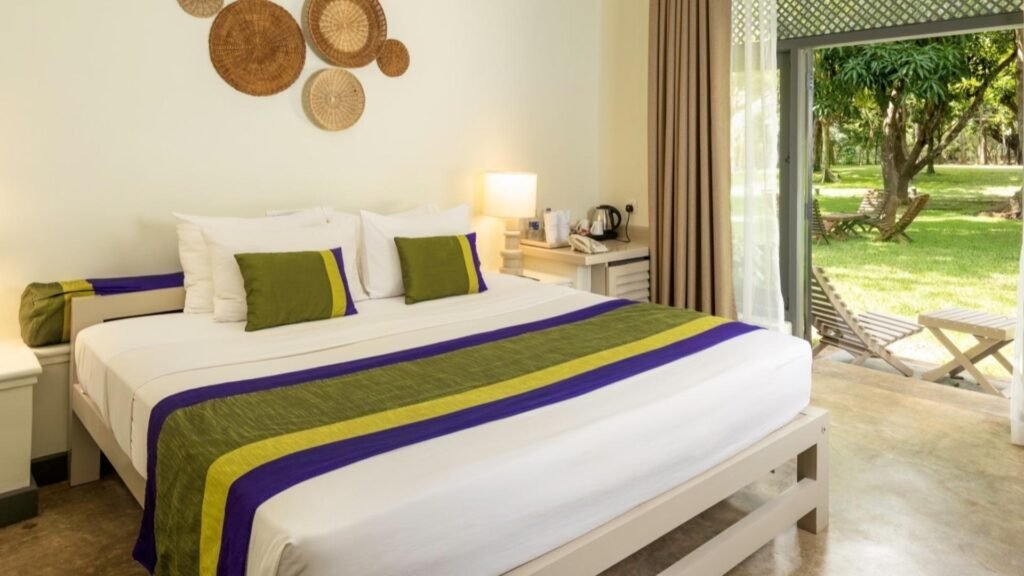 Comfortable guest room at Hotel Sigiriya Sri Lanka