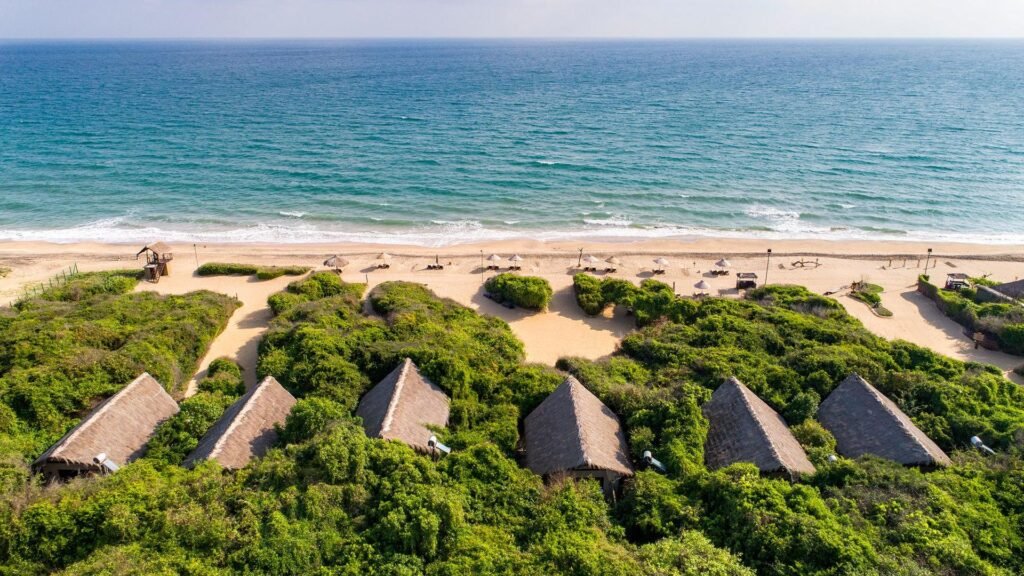 Aerial view of Uga Jungle Beach resort
