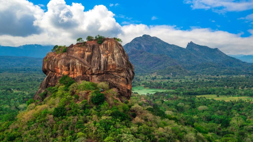 Fortress Sigiriya Rock Fortress in Sri Lanka