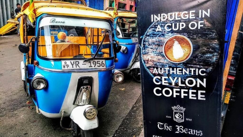 Tuk tuk safari through the streets of Colombo Sri Lanka