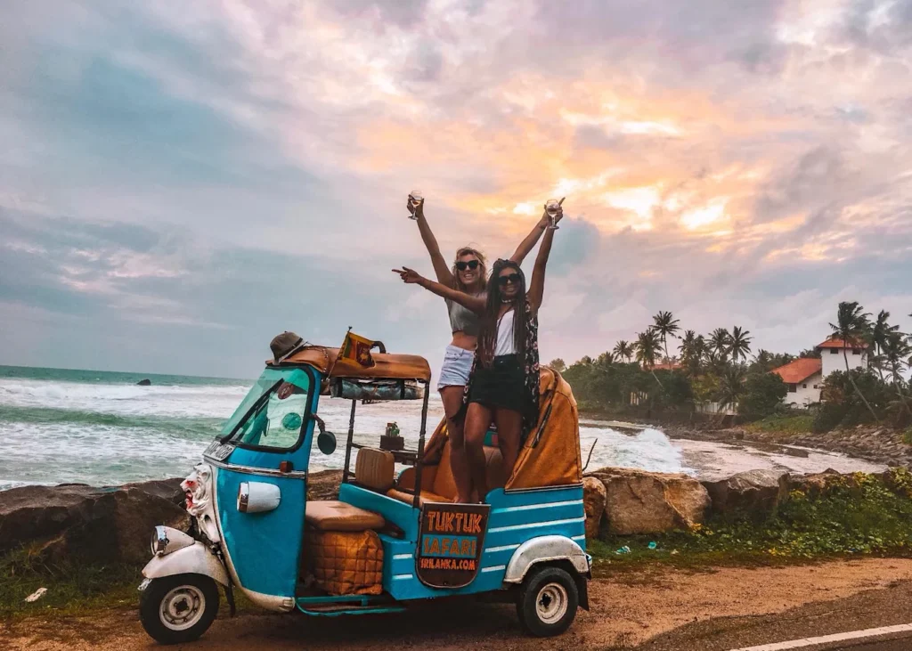 Tuk tuk safari along the Sri Lankan coast