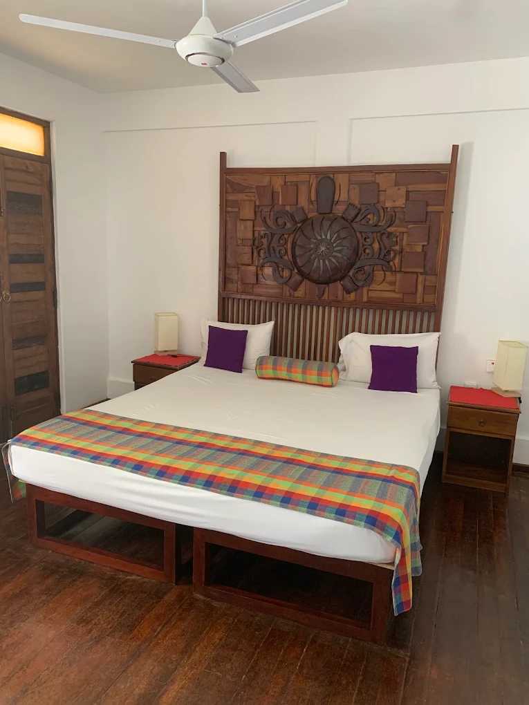 Comfortable guest room at Turtle Bay Hotel Sri Lanka