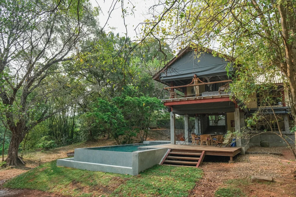 River House Dambulla villa with private pool surrounded by forest